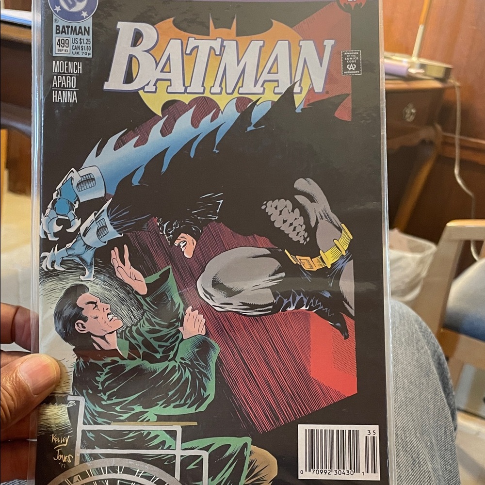 Batman Comic with Black and Gray Cover